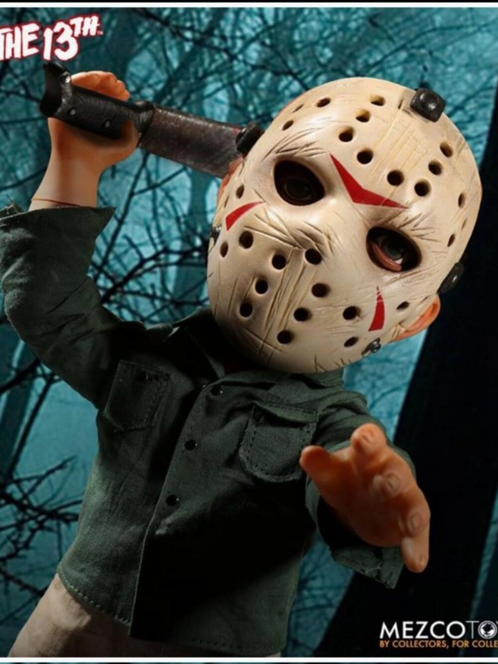 Mezco Friday the 13th Jason Voorhees 15" Mega Scale Doll Figure w/ Sound In Box - Picture 5 of 9